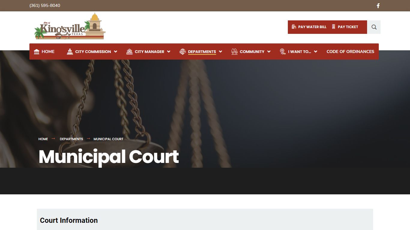 Municipal Court - The City Of Kingsville